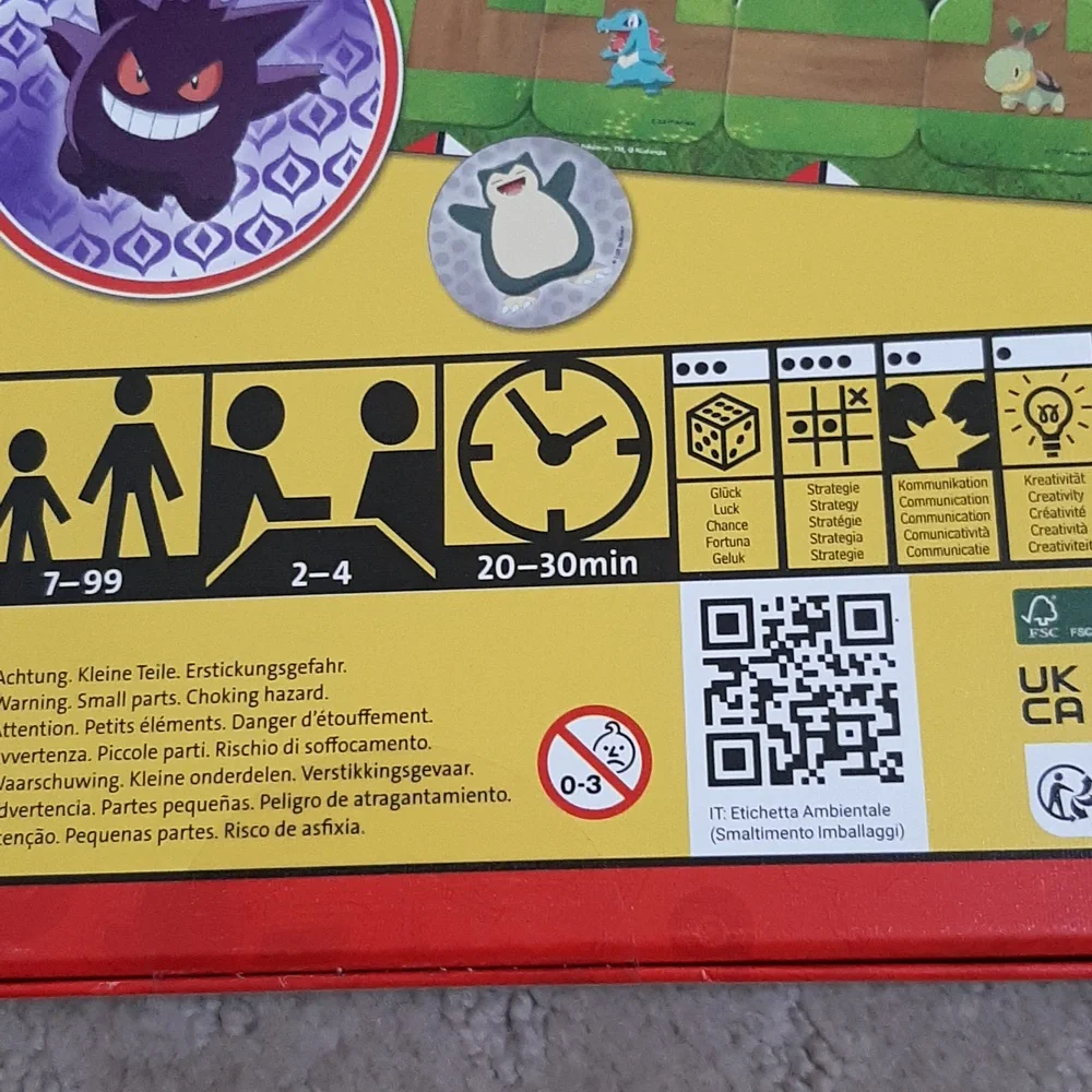 NIB Pokemon Labyrinth Board Game